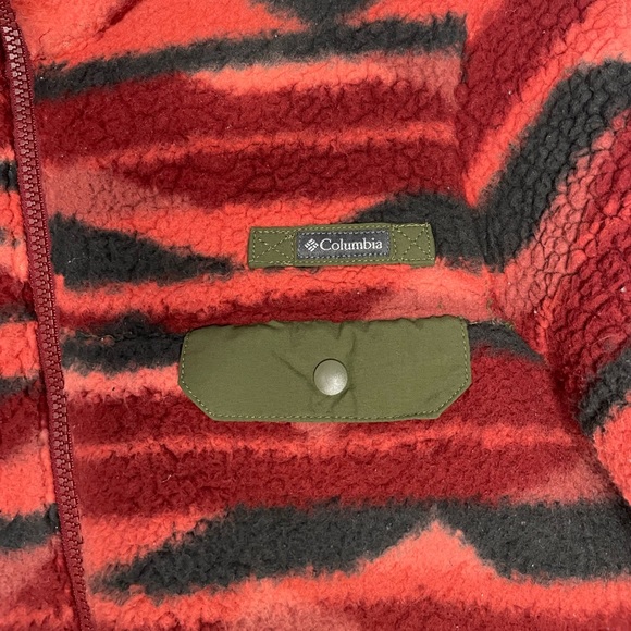 COLUMBIA Southwestern Mountainside Sherpa Women's Full Zip Jacket Coat Size XS - Picture 3 of 11